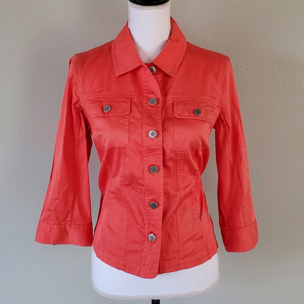 CHRISTOPHER & BANKS Melon Jacket - Size S (EUC)